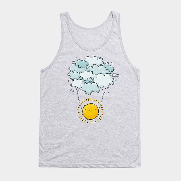 Sun on Clouds Tank Top by Tania Tania